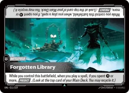 (211/219) Forgotten Library - Unleashed Foil