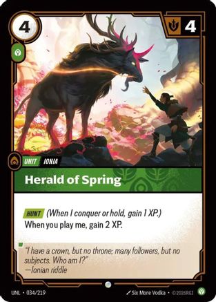 (034/219) Herald of Spring - Unleashed