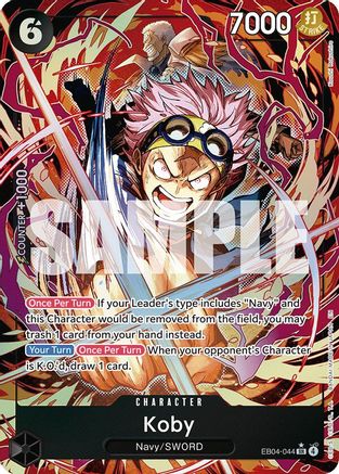 (EB04-044) Koby (Alternate Art) - Adventure on Kami's Island - Foil