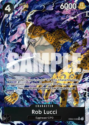 (EB04-048) Rob Lucci (Alternate Art) - Adventure on Kami's Island - Foil