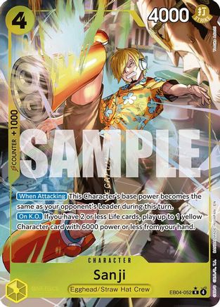 (EB04-052) Sanji (Alternate Art) - Adventure on Kami's Island - Foil