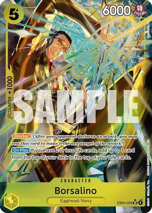 (EB04-058) Borsalino (Alternate Art) - Adventure on Kami's Island - Foil