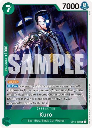 (OP15-025) Kuro - Adventure on Kami's Island - Foil
