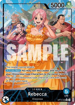 (OP15-039) Rebecca (Alternate Art) - Adventure on Kami's Island - Foil