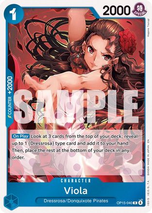 (OP15-040) Viola - Adventure on Kami's Island - Foil