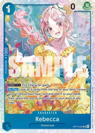 (OP15-053) Rebecca - Adventure on Kami's Island - Foil