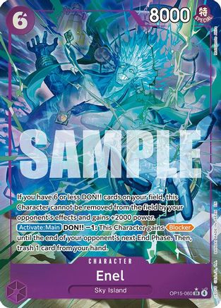 (OP15-060) Enel (Alternate Art) - Adventure on Kami's Island - Foil