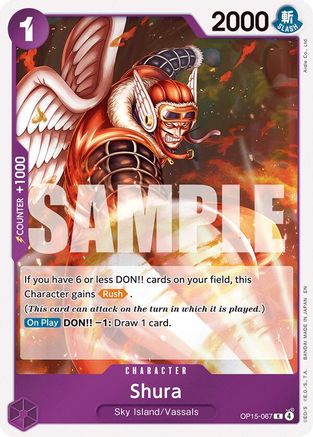 (OP15-067) Shura - Adventure on Kami's Island - Foil