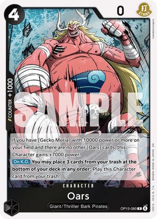 (OP15-080) Oars - Adventure on Kami's Island - Foil
