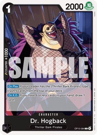 (OP15-084) Dr. Hogback - Adventure on Kami's Island - Normal
