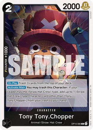 (OP15-085) Tony Tony.Chopper - Adventure on Kami's Island - Foil