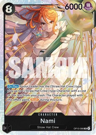 (OP15-086) Nami - Adventure on Kami's Island - Foil