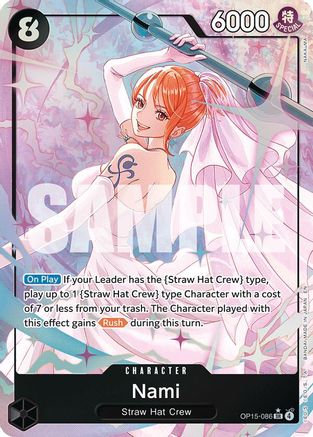 (OP15-086) Nami (Alternate Art) - Adventure on Kami's Island - Foil
