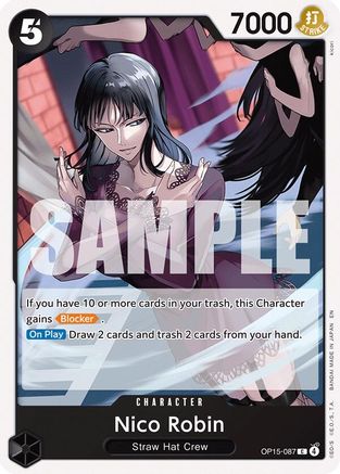 (OP15-087) Nico Robin - Adventure on Kami's Island - Normal