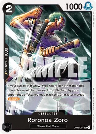 (OP15-094) Roronoa Zoro - Adventure on Kami's Island - Normal