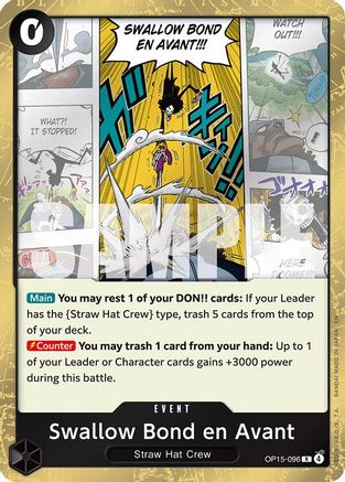 (OP15-096) Swallow Bond en Avant - Adventure on Kami's Island - Foil