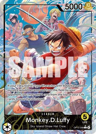 (OP15-098) Monkey.D.Luffy (Alternate Art) - Adventure on Kami's Island - Foil