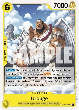 (OP15-099) Urouge - Adventure on Kami's Island - Normal