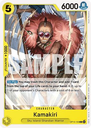 (OP15-100) Kamakiri - Adventure on Kami's Island - Normal