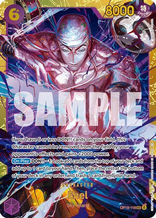(OP15-118) Enel - Adventure on Kami's Island - Foil