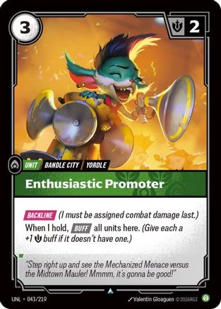 (043/219) Enthusiastic Promoter - Unleashed