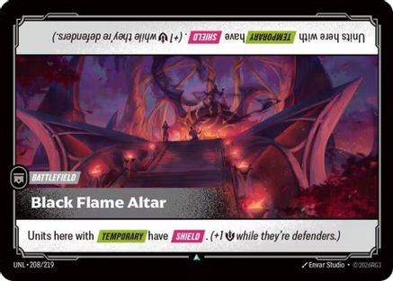 (208/219) Black Flame Altar - Unleashed