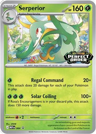 Serperior [Staff] (64/null) - ME Mega Evolution Promo Holofoil - Promo