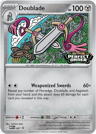Doublade [Staff] (67/null) - ME Mega Evolution Promo Holofoil - Promo