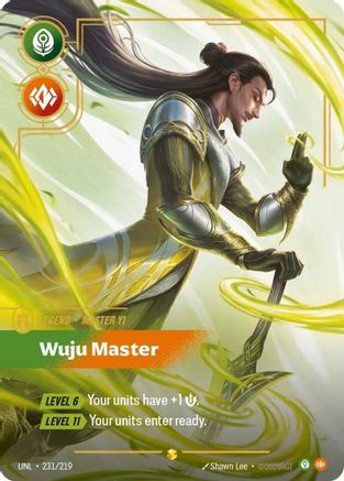 (231/219) Master Yi - Wuju Master (Overnumbered) - Unleashed Foil