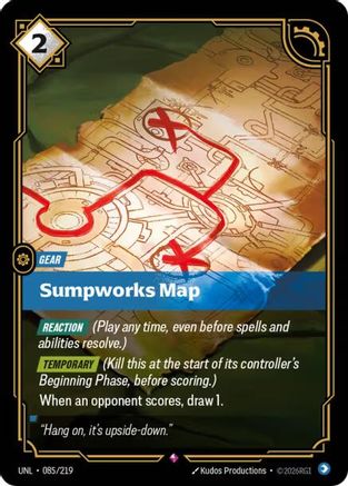 (085/219) Sumpworks Map - Unleashed Foil