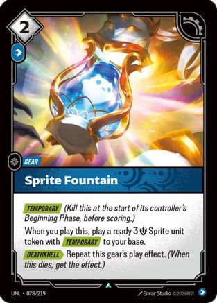 (078/219) Sprite Fountain - Unleashed