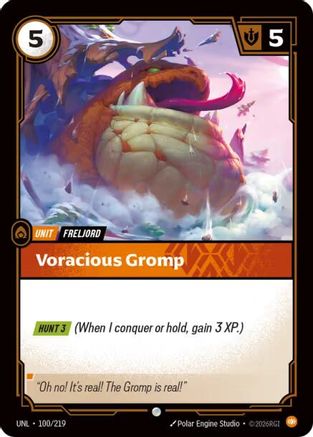 (100/219) Voracious Gromp - Unleashed