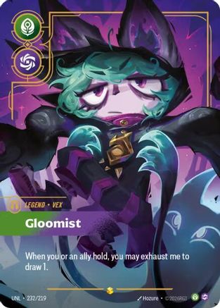 (232/219) Vex - Gloomist (Overnumbered) - Unleashed Foil