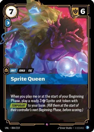 (084/219) Sprite Queen - Unleashed Foil