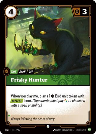 (033/219) Frisky Hunter - Unleashed Foil