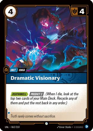 (062/219) Dramatic Visionary - Unleashed Foil