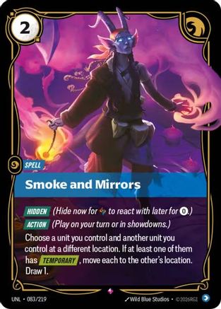 (083/219) Smoke and Mirrors - Unleashed Foil