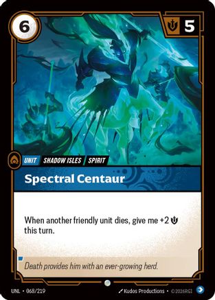 (068/219) Spectral Centaur - Unleashed Foil