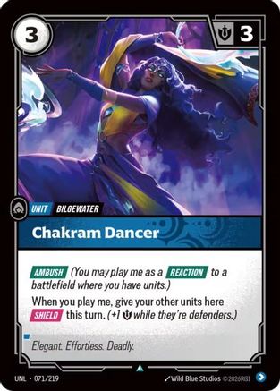 (071/219) Chakram Dancer - Unleashed Foil