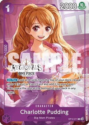 (OP12-071) Charlotte Pudding (Regional Participation Pack 2026 Vol.1) - One Piece Promotion Cards Foil