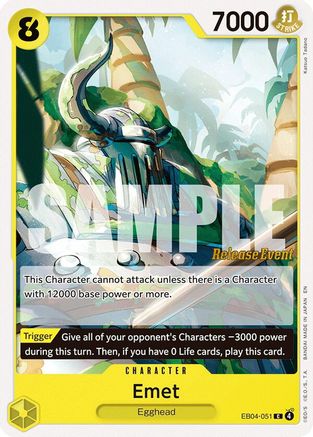 (EB04-051) Emet - Adventure on Kami's Island Release Event Cards - Normal