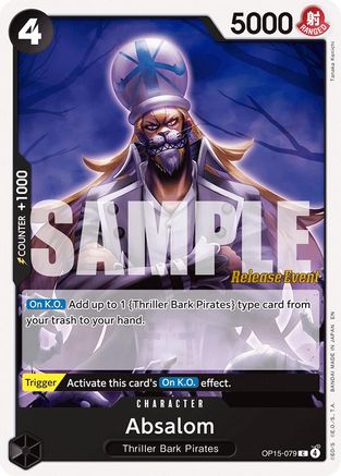 (OP15-079) Absalom - Adventure on Kami's Island Release Event Cards - Normal