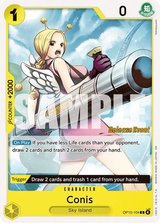 (OP15-104) Conis - Adventure on Kami's Island Release Event Cards - Normal