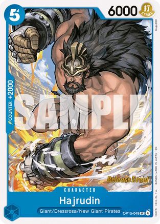 (OP15-049) Hajrudin - Adventure on Kami's Island Release Event Cards - Normal