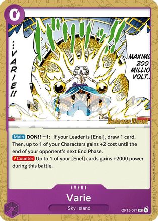 (OP15-074) Varie - Adventure on Kami's Island Release Event Cards - Normal