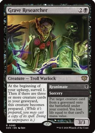Grave Researcher (SOS-085) - Secrets of Strixhaven