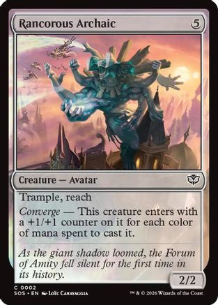 Rancorous Archaic (SOS-002) - Secrets of Strixhaven