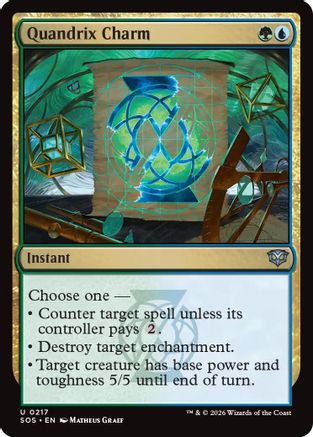 Quandrix Charm (SOS-217) - Secrets of Strixhaven Foil