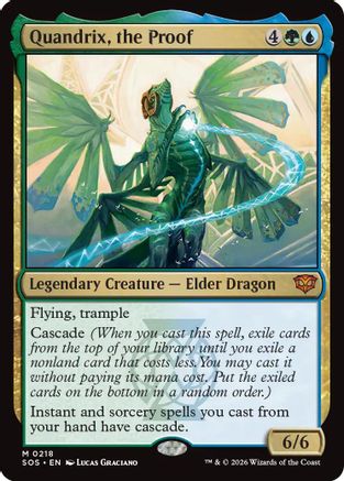 Quandrix, the Proof (SOS-218) - Secrets of Strixhaven Foil
