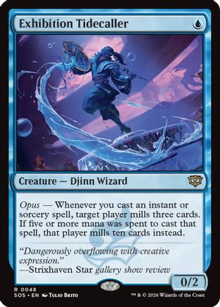Exhibition Tidecaller (SOS-048) - Secrets of Strixhaven Foil